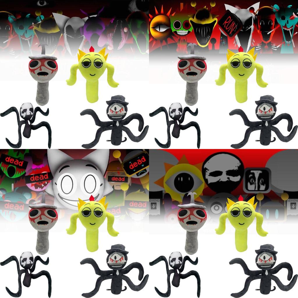 Восхитительная плюшевая кукла Sprunki, мягкая игрушка для детей, очаровательный коллекционный предмет для поклонников Incredibox