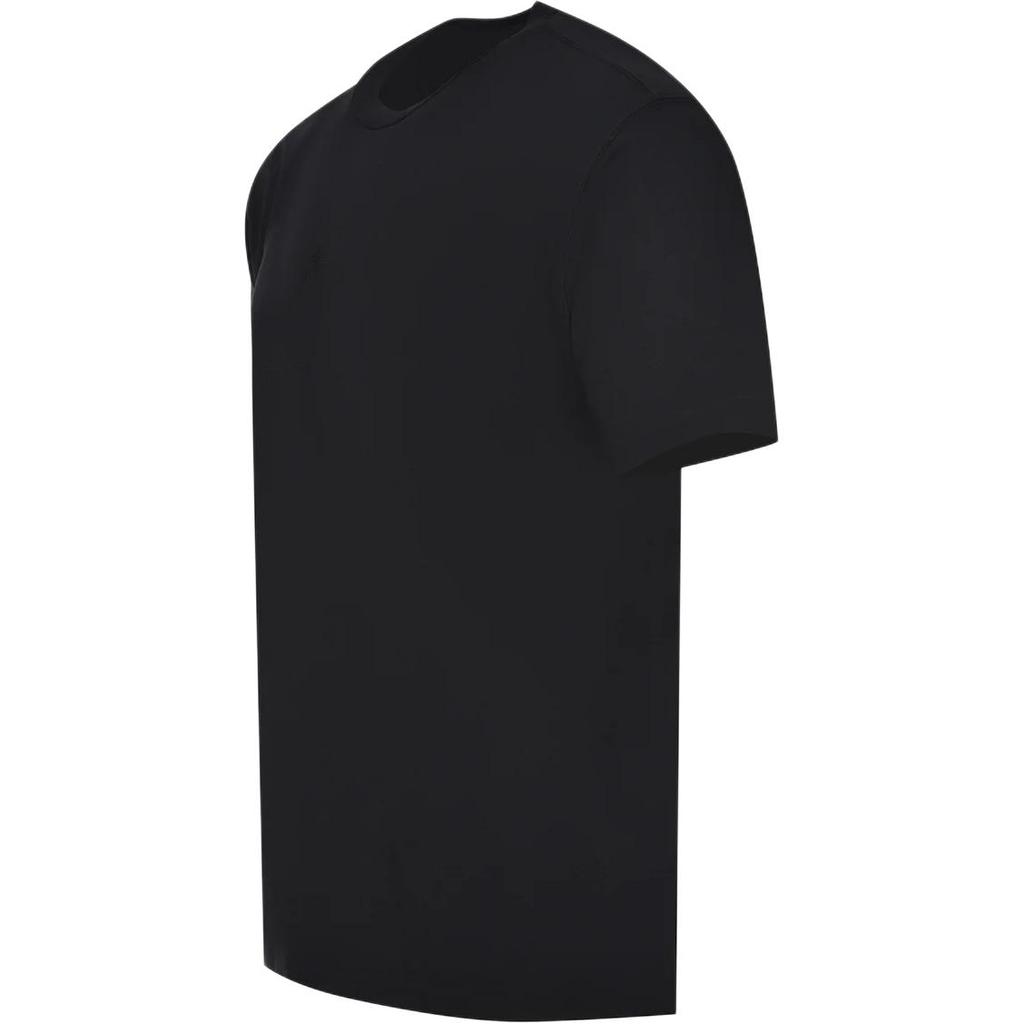 STONE ISLAND Мужская футболка Ss25 однотонная с круглым вырезом и коротким рукавом Топы Черный K1S152100025S0050V0029