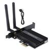Адаптер PCI Express WiFi 6 3000 Мбит/с для Intel AX200 Pro 802.11ax 2.4G5Ghz для Bluetooth 5.0Черный