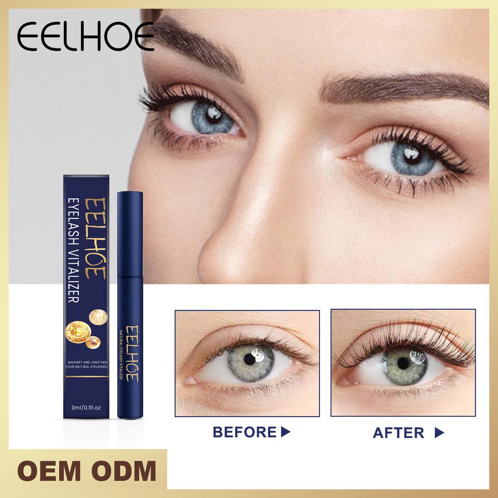 EELHOE 3D Mascara Lengthening Black Lash Eyelash Extension Eye Lashes Brush Beauty Makeup Long-wearing Color Mascara