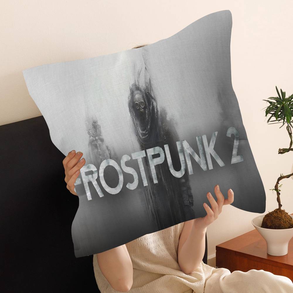 Game F-Frostpunks Personalized Pillow Cover Kids Bedroom Wild Party Decor Pillowcase Kid Birthday Shower Gift