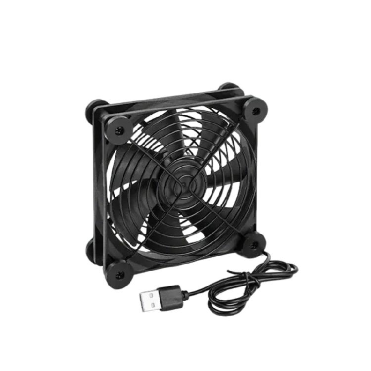 120mm Cooling Fan with USB Connection for Electronics, Server Racks, Networking Cabinets and Laptop Overheating Prevention