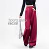 Sweatpants Women's Spring and Autumn New Straight Mopping Sweatpants Small Loose Lazy Casual Wide-leg Pants