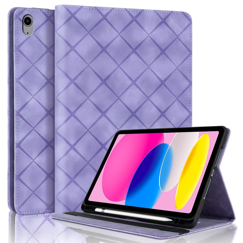 iPad Case with Pencil Holder for mini 7, Air 5 11 Inch, Air 4 10.9, Apple 13 Inch Tablet, Slim Shockproof PU Leather Cover
