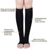 1Pair Compression Stockings For Varicose Veins Circulation Below The Knee