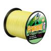 Frwanf PE Fishing High High Low Long Casting Distance Line, 16-Strand Yellow, 1000m, Strength, Sensitivity, Stretch,
