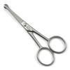 Mont Bleu Ear & Nose Hair Curved Scissors, Carbon Steel, Made In Italy - 4" / 10 Cm