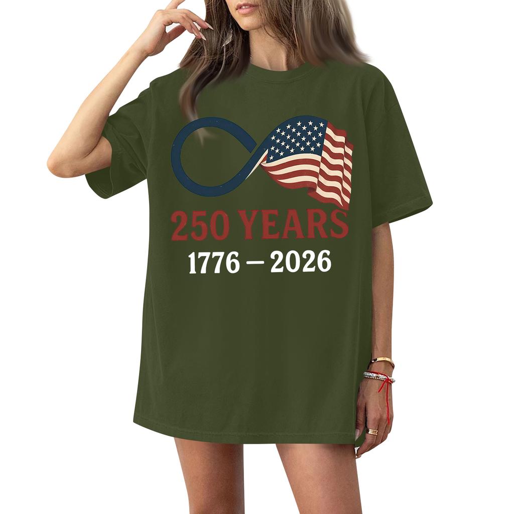 Женская футболка с круглым вырезом и короткими рукавами с принтом