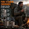 Durable Travel Coffee Mug Lightweight Outdoor Drinkware Reusable Camping Cup  Hiking