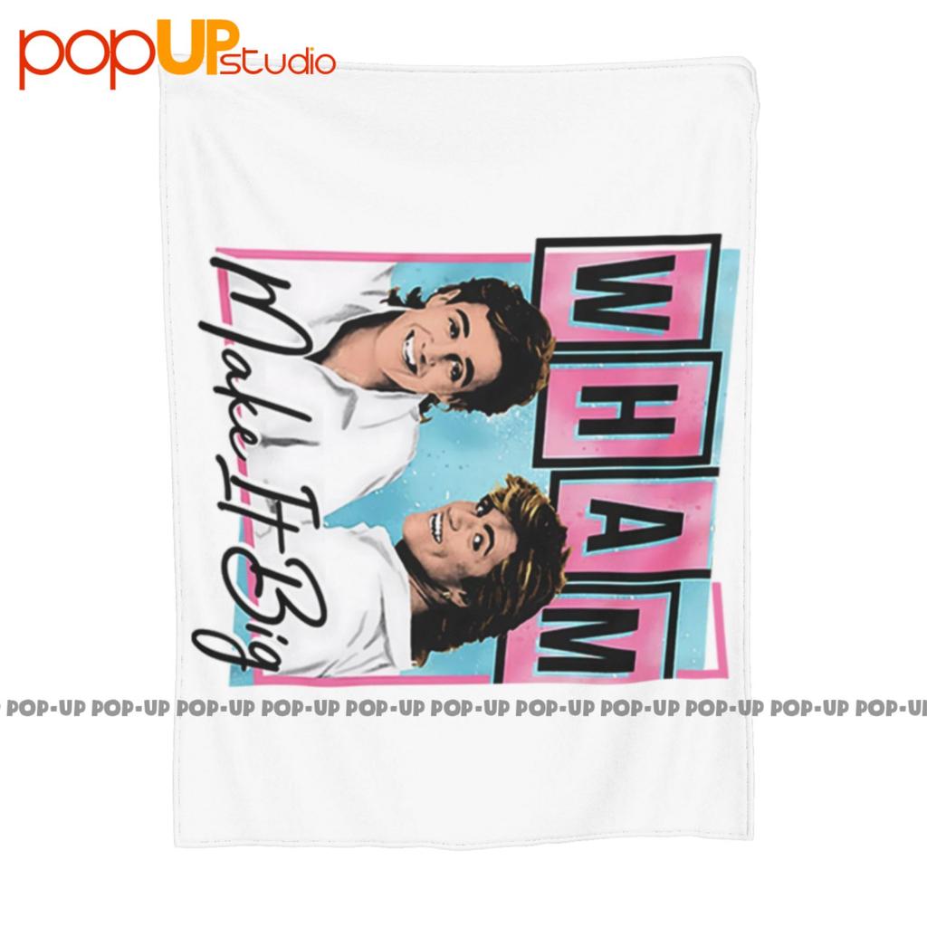 Wham Pastel Make It Big Music Сверхмягкое одеяло-квилт Зимнее покрывало для дивана Покрывала для кровати