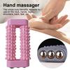 Ручной роликовый массажер Портативный дорожный Мышечная усталость Облегчение боли Пальцевая акупунктура Глубокое расслабление тканей