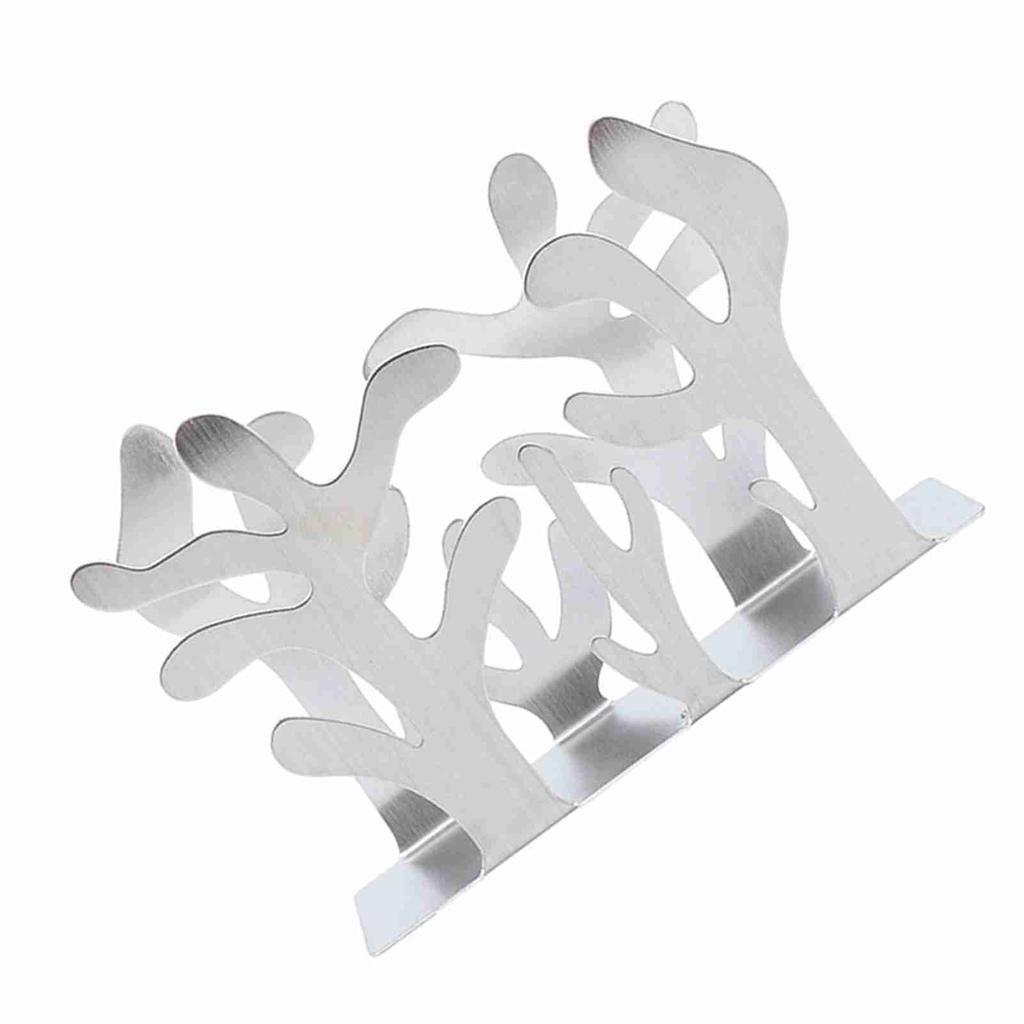 Нержавеющая сталь Растения Форма Держатель для салфеток Диспенсер Стойка для салфеток Столовая стойка для бумаги