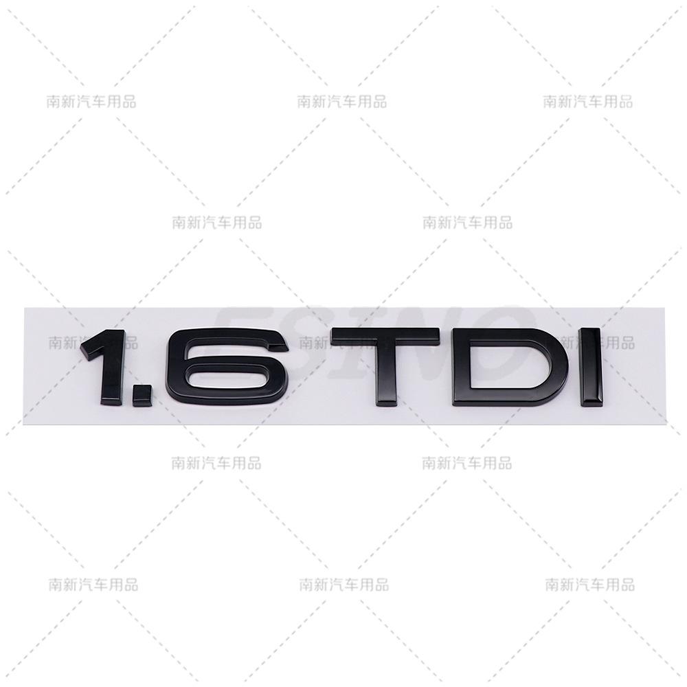 2026 3D 1.6 1.9 2.0 3.0 4.0 TDI Car Trunk ABS Badge Emblem Rear Tailgate Fender Door Adhesive Badge for AQ4 A4 A5 A6 A7 A8 Q3 Q5 Q7