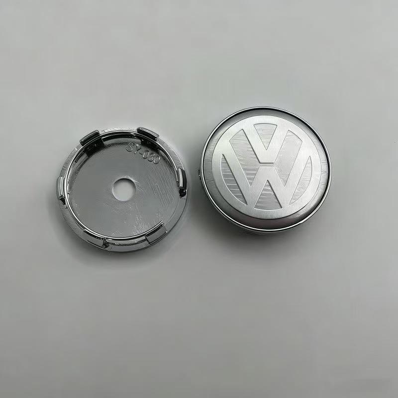 HIJK1 Emblems 4pcs 55mm 56mm 65mm 70mm For Volkswagen VW MK5 Golf Passat Jetta Styling Car Wheel Center Caps Hubcap Cover 3B7601171 1J