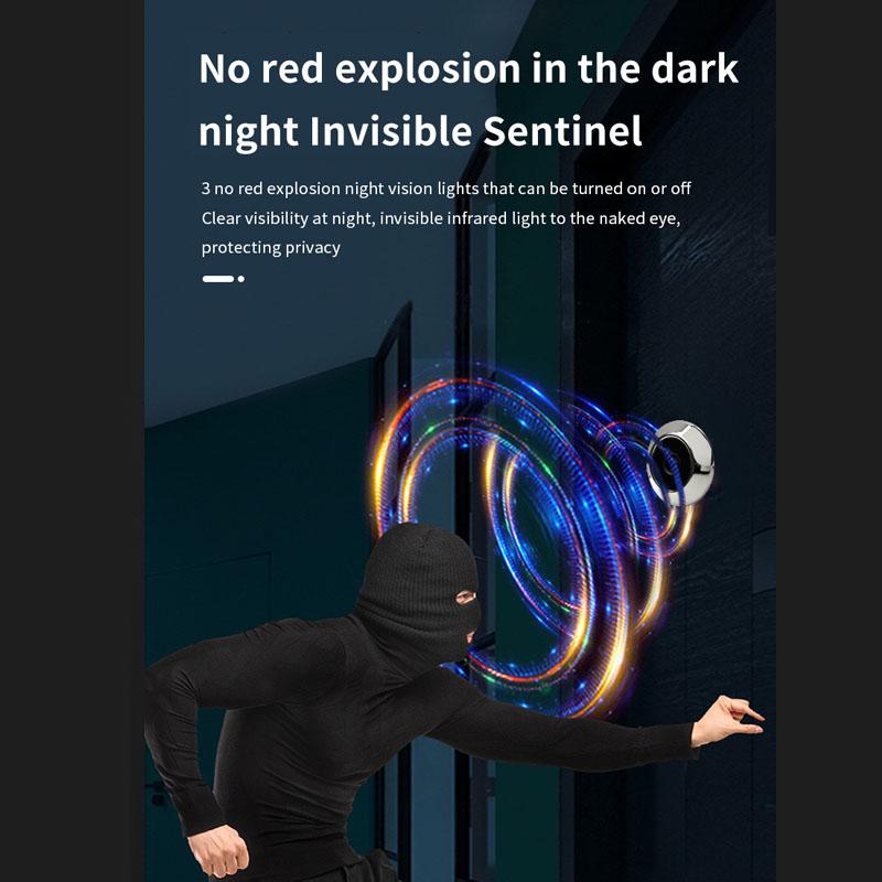 Интеллектуальный беспроводной скрытый кошачий глаз видеодомофон удаленный мониторинг дома сверхчеткий ночной звонок S50