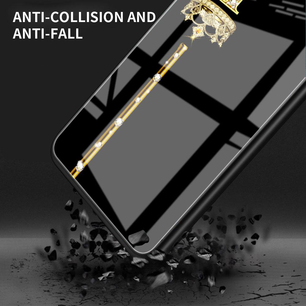 Стеклянный чехол из розового золота с 26 буквами ABC для Samsung Galaxy A52 A71 A50 A51 A70 A21s A31 A72 A10 A12 A30 A22 5G, чехол для телефона