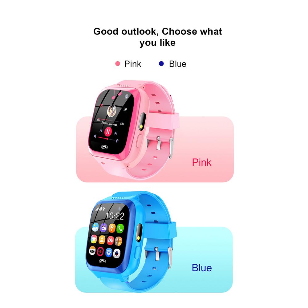 Детские умные часы с камерой, игры, видео/музыкальный плеер, фонарики, калькулятор, будильник, детская игрушка с сенсорным экраном, умные часы