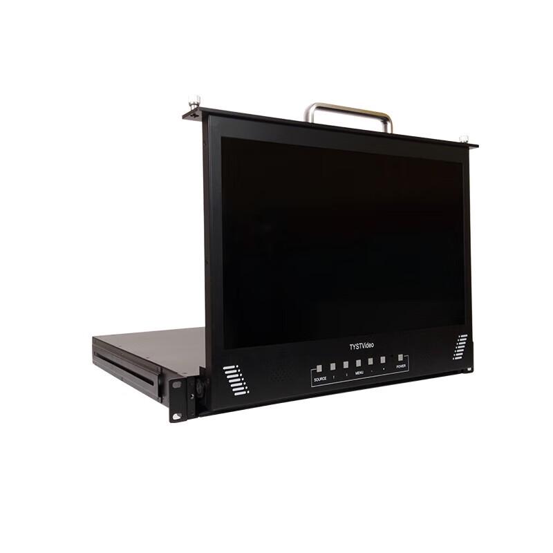 1U Rack-Mount 4K Professional Monitor with Audio Monitoring