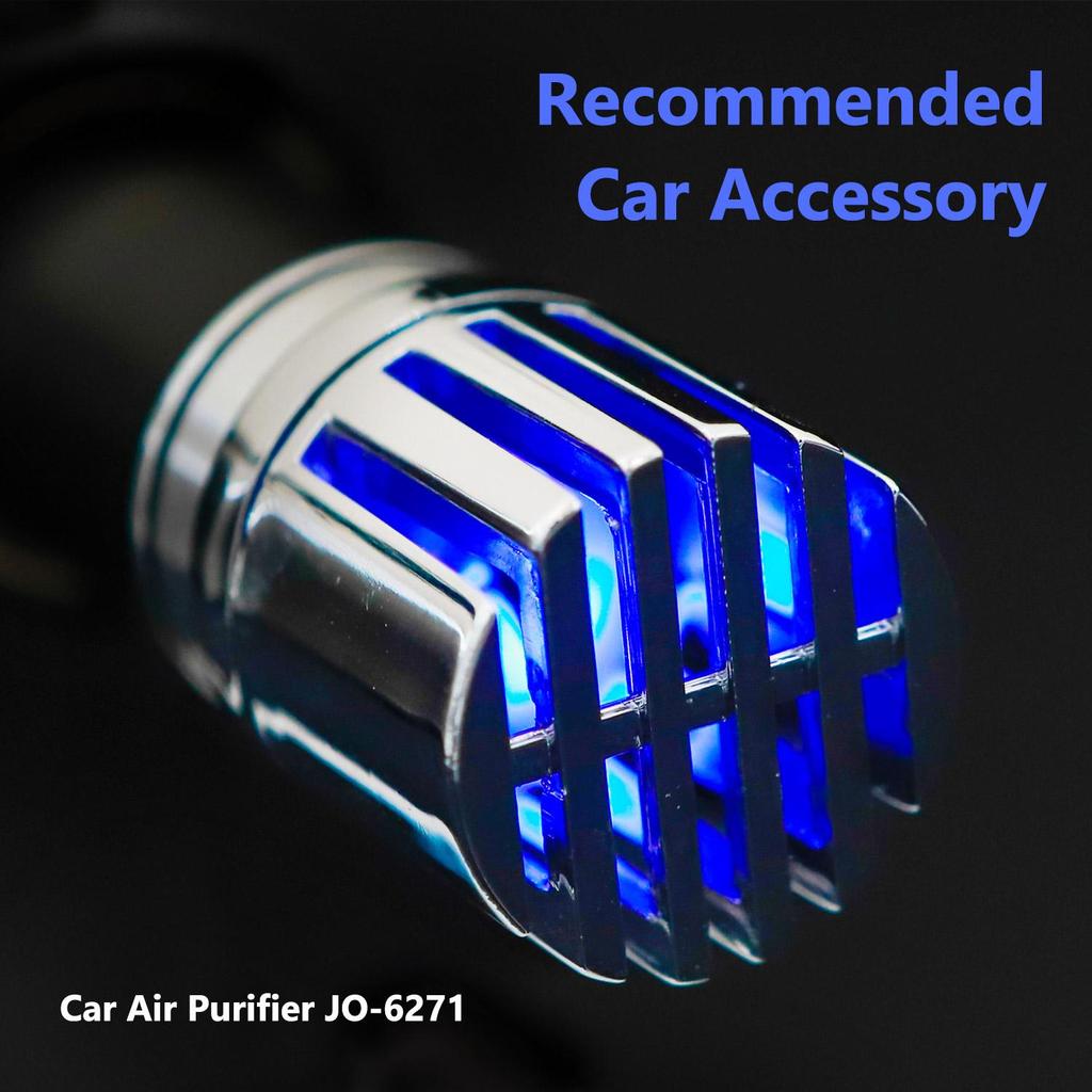 Миниатюрный автомобильный ионизатор воздуха 12 В, подключаемый к розетке, удаляет дым, частицы PM2.5, пыльцу, запахи, тихий автомобильный очиститель воздуха для путешествий.