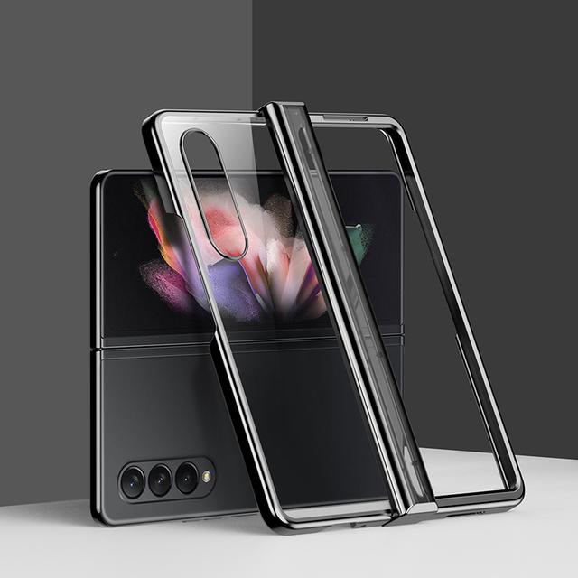 Шарнир, полная защита, чехол для Samsung Galaxy Z Fold 4, 5 г, ультратонкий чехол, прозрачный противоударный чехол для Samsung Z Fold4