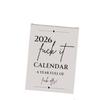 Wish List Calendar, Home Decoration, Holiday Gift, Family Must-have Calendar