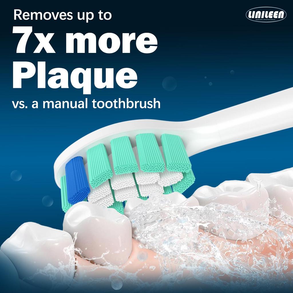 LINILEEA Electric Toothbrush Replacement Brush Sets for Philips Sonicare DiamondClean Series and 3100 Series Improved 10 Brush Sets (2025 Model),