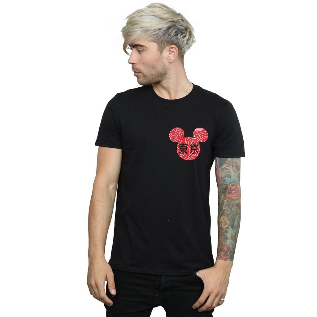 Disney Mens Mickey Mouse Symbol T-Shirt