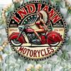 Винтажная металлическая жестяная вывеска Indian Motorcycle Ретро Декор стены гаража Всепогодное Сельское Алюминиевое Искусство для Бара Паба Мужской Комнаты