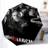 Sons Anarchy: Brotherhood Rebellion Folding umbrella Suitable for all seasons durable travel Sun umbrella Gift
