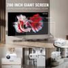 Мощный портативный проектор 4K для домашнего кинотеатра, зеркалирование экрана смартфона, двойной WiFi 5G Bluetooth HD 1080P видеопроектор