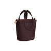 HERMES In The Loop Taurillon Clemence Bullhide With Swift Leather Basket Bag, Bucket Bag, Handbag 18 Women's Saddle Red H084274CCAN