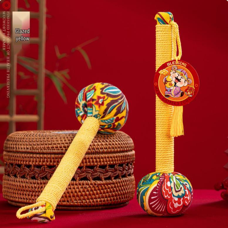 Year of the Horse Health Preservation Mugwort Hammer: Ideal New Year or Spring Festival Gift for Clients and Employees.