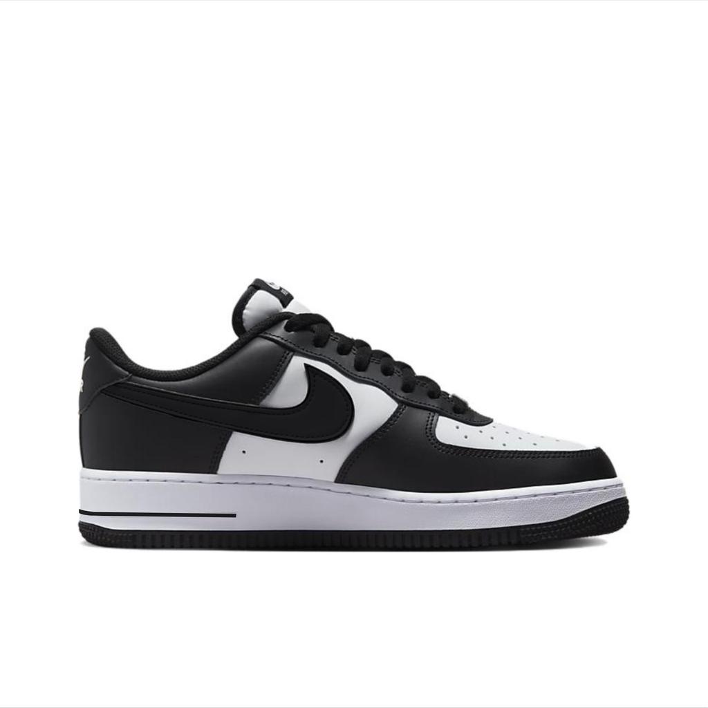 Nike Nike Air Force 1 Нескользящие Износостойкие Поддержка Баланса Низкие Скейтбордические Кроссовки Унисекс Белый Черный DV0788-001(Команда384-А)