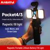 Магнитный заполняющий свет Ambitful ML01 для ручки DJI Pocket 3/4