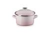 Эмалированная кастрюля Le Creuset EOS Casserole 18 см Shell Pink Gas IH совместимая японская [Авторизованный продукт]