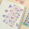 Милые объемные наклейки Hello Kitty Kawaii 3D Sanrio Наклейки Kuromi Cinnamoroll Melody Pochacco Мультяшные Детские Игрушки