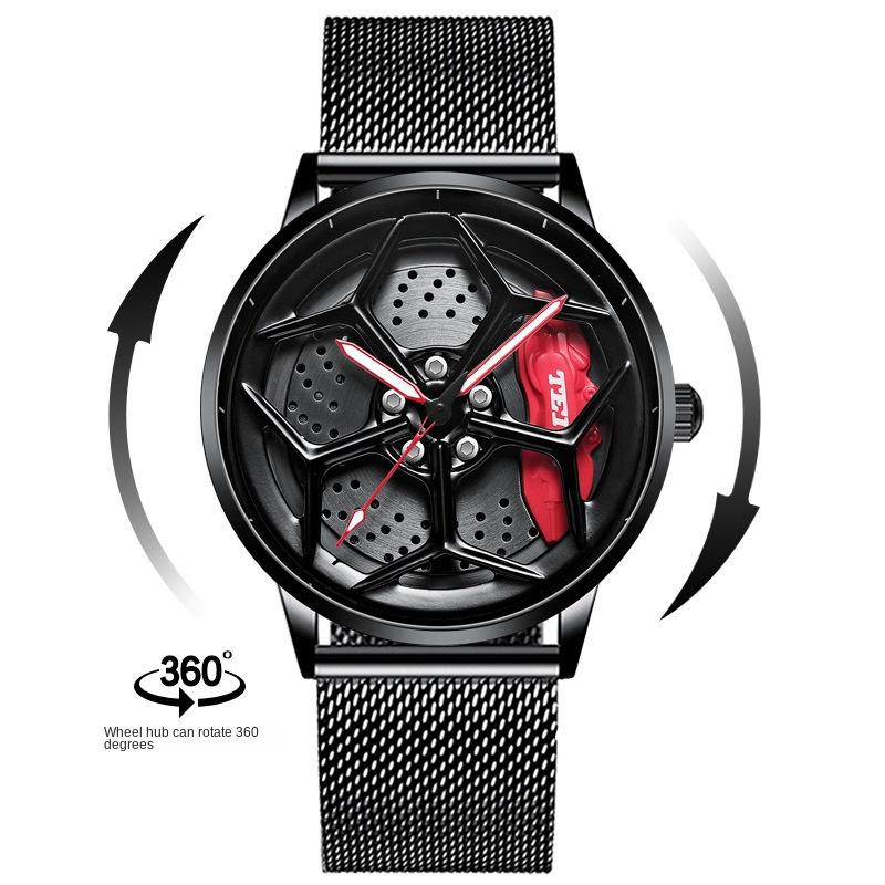 SVJ оригинальные часы со ступицей колес, трехмерные полые автомобильные суппорты Tc5, модифицированные водонепроницаемые часы для мужчин