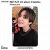 NCT NCT127 4-й альбом 2 Baddies Официальная фотооткрытка Открытка KPOP K-POP