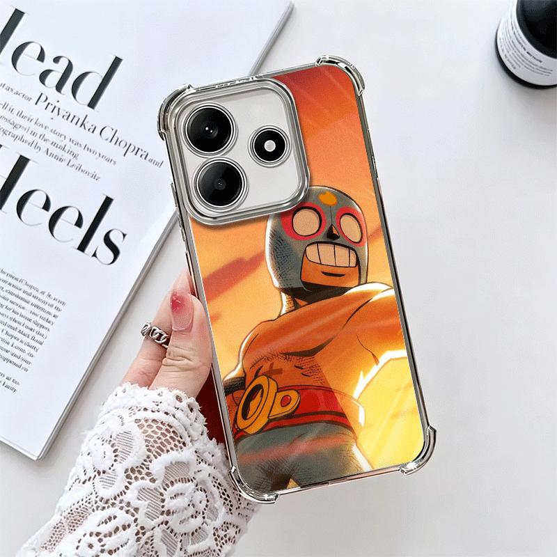 Мультяшные Звезды Игр Мягкий Чехол Для Телефона Для Xiaomi Redmi Note 14 15 Pro Plus 13 12 11S 11T 5G 10 9S 9 Покрытие Противоударный Fundas