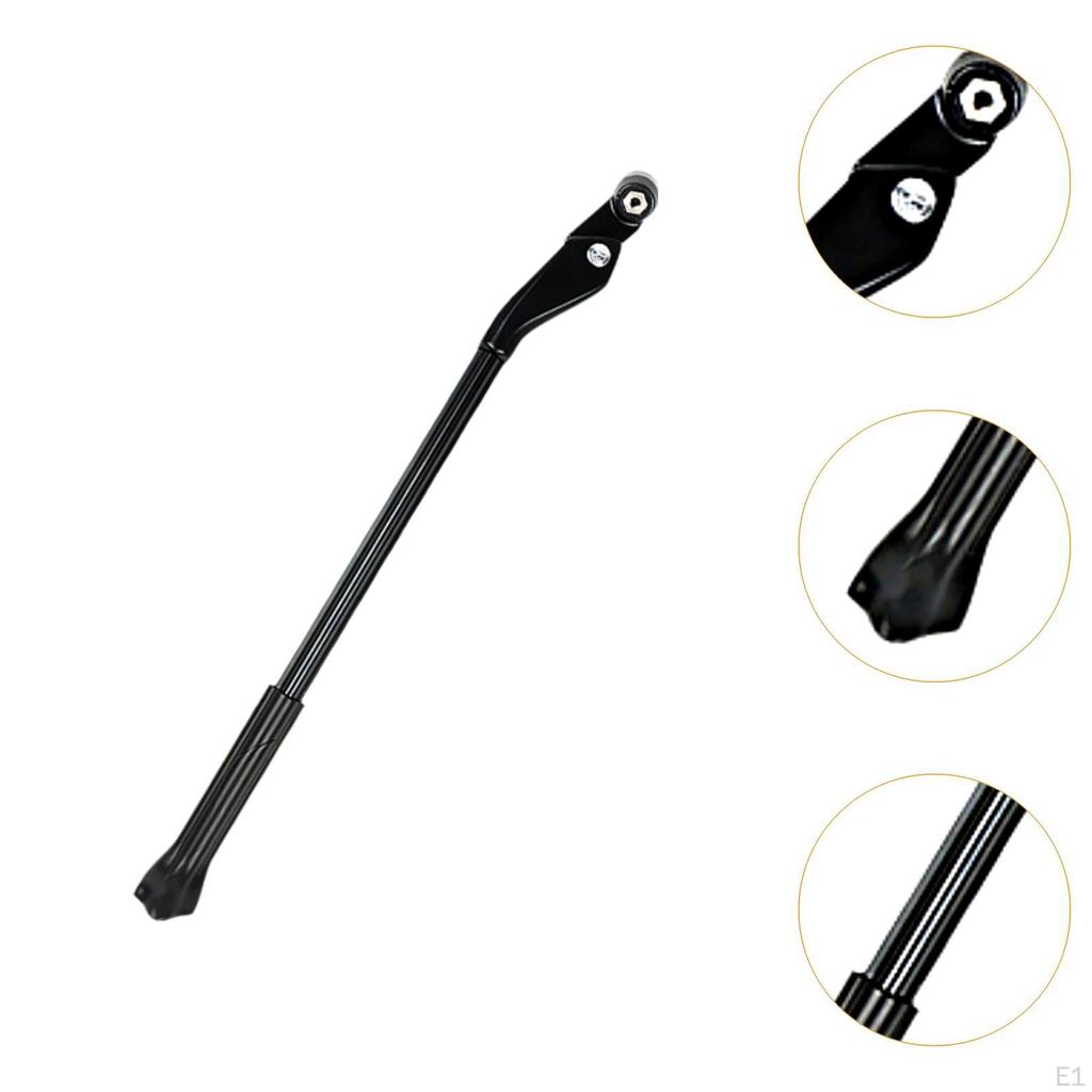 Bike Kickstand Bicycle Kick Stand Adjustable Rear Mount for 24-29 In/ with 5mm Hole