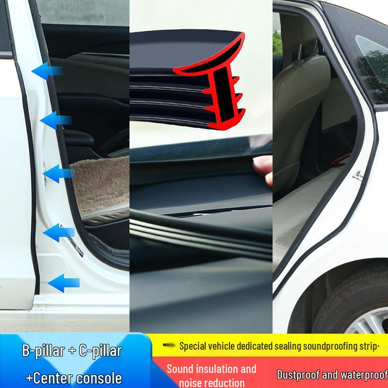 Звукоизоляционные уплотнители для Chevrolet Malibu XL, Cavalier & Lova для B-стойки, C-стойки и консоли