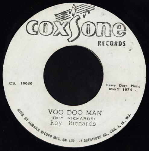 7-дюймовая пластинка ROY RICHARDS Voo Doo Man CS10080 Coxsone Records 1974 Ямайка Регги Ска Даб Б/у