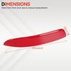 For BMW E70 X5 2007-2013 2x Red Rear Bumper Reflector Light Left Right Brake Tail Lamp Replacement Parts 63217158949 63217158950
