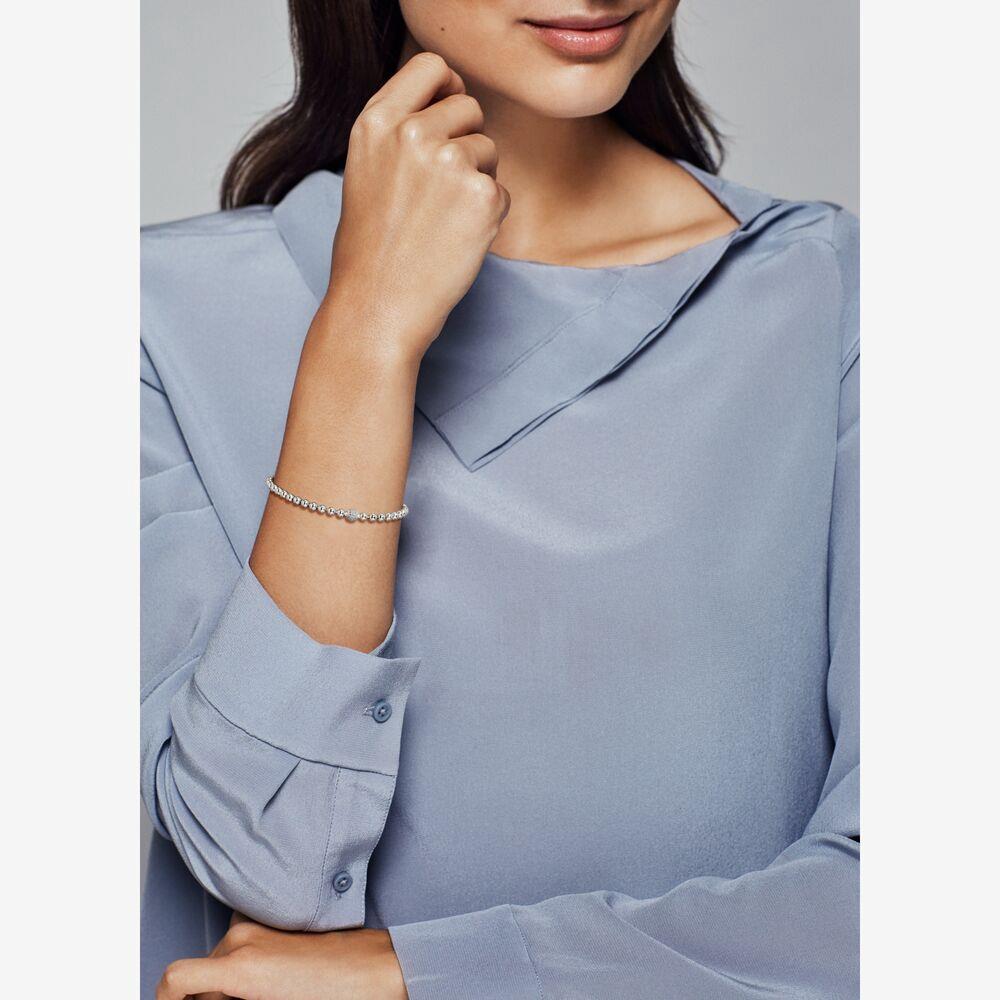 Pandora Браслет «Бусы и паве» 17 см