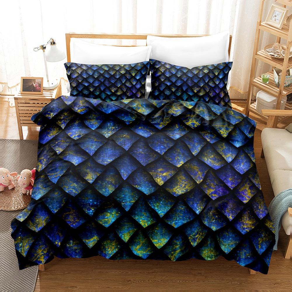Art Design Bedding Sets Comforter Quilt Bed Cover Duvet Cover Pillow Case 2-3 Pieces Sets Kids Adult Size Home Decoration