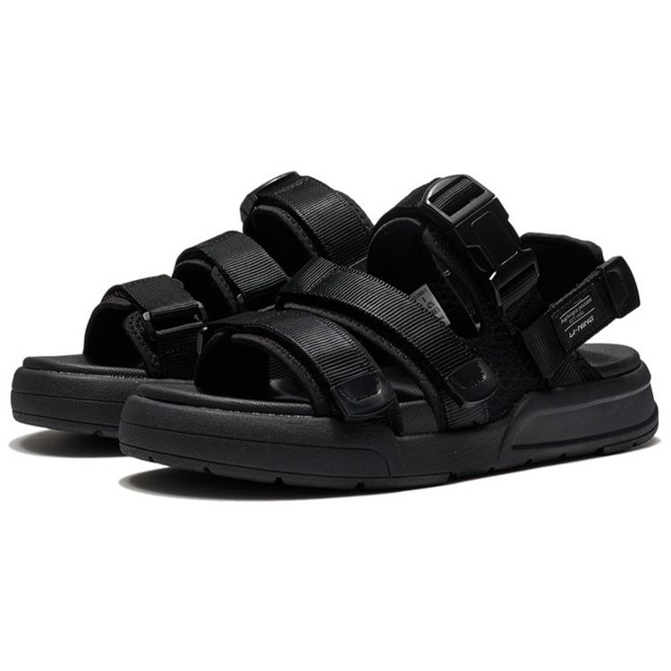Li Ning Coca Sports Sandals Men Sandals Black AGUS003-1