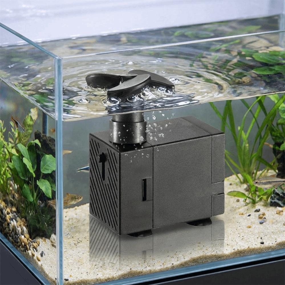 Rotary Spray Fish Tank Aerator Low-Water-Level Submersible Pump Turtle Tank Wave Pump Fish Tank