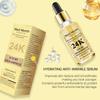 West&Month Сыворотка 24K Золото против морщин 30 мл Сыворотка с гиалуроновой кислотой Уменьшает морщины, Укрепляет и подтягивает, Питает и увлажняет кожу лица