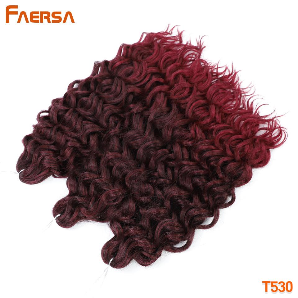 Волосы Ocean Wave Crochet Deep Wave Hawaii Curl Crochet Braids Синтетические косички Наращивание волос Ombre Blonde 18 дюймов Африканские кудри