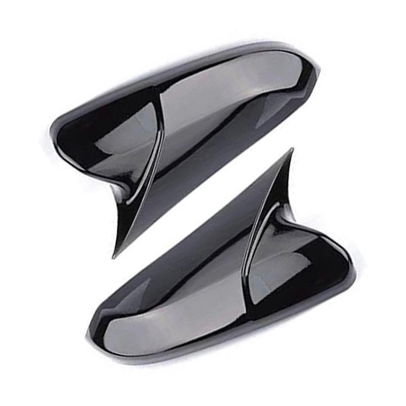 Carbon Fiber Pattern Rearview Mirror Cover for 2016-2021 Tenth-Gen Civic - Glossy Black